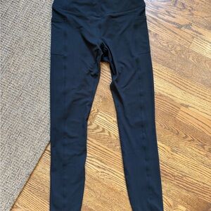 GAIAM Black Size Large Hi-Rise Leggings